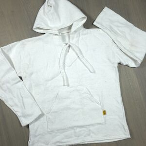 Molina White Baja Hoodie Sweatshirt Surf Pullover Men's Woven Knit